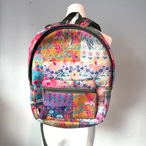 Natural Life Happy Life Neoprene Backpack Back to School Bohemian Floral